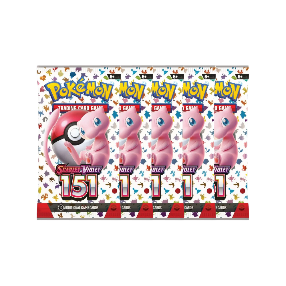 Scarlet & Violet 151 Booster Pack (5 pack)