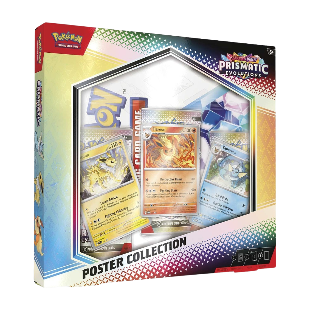 Scarlet & Violet Prismatic Evolutions Poster Collection
