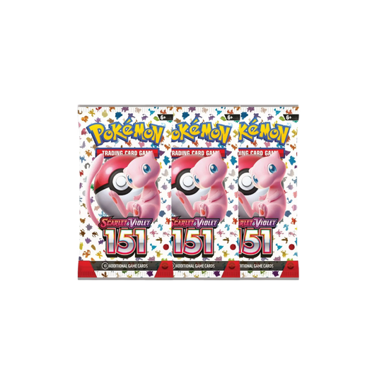 Scarlet & Violet 151 Booster Pack (3 pack)