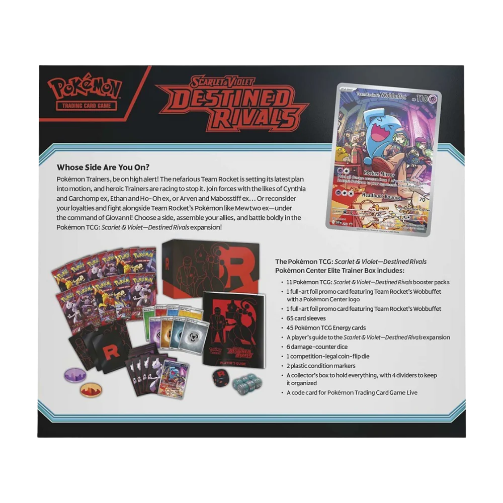 Scarlet & Violet Destined Rivals Elite Trainer Box (Pokémon Center Edition)